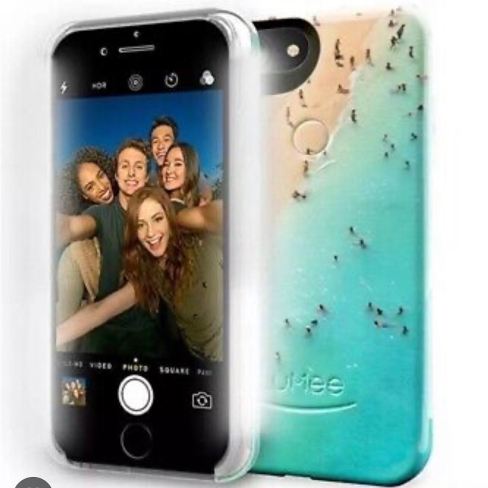 🔥 2x$20 🔥 Limited Edition LuMee two Selfie For iPhone 6s 6 - 7 - 8 plus Beach